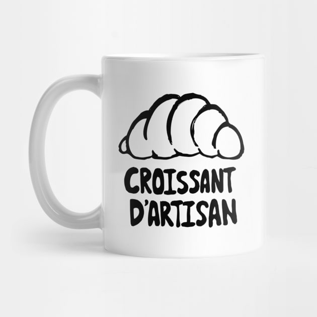 Croissant t shirt by DoodeeVideo